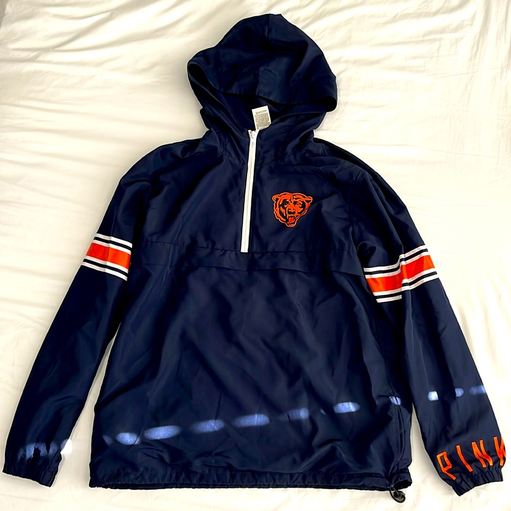 NFL Chicago Bears Victorias Secret Pink Jacket size XS